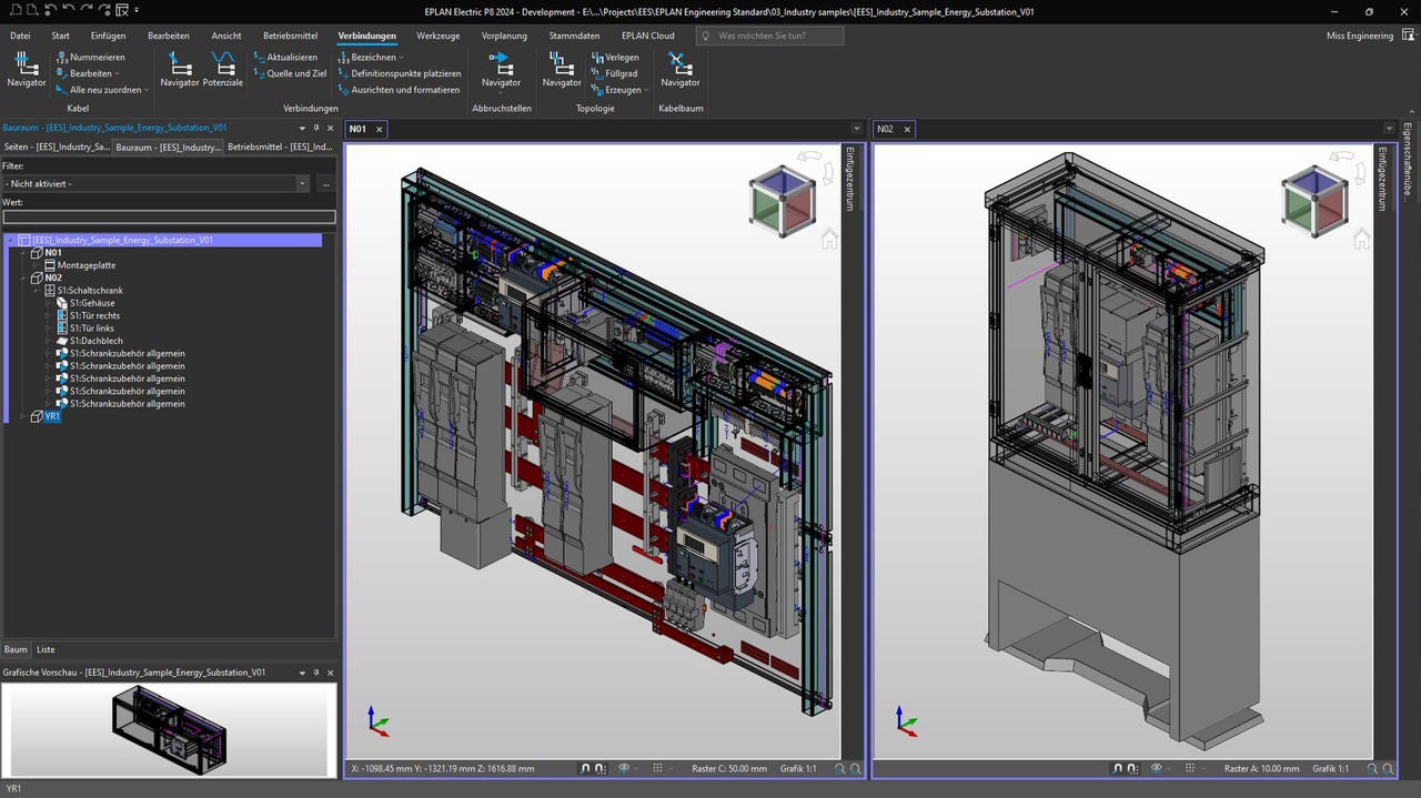 transformer-station-eplan-pro-panel