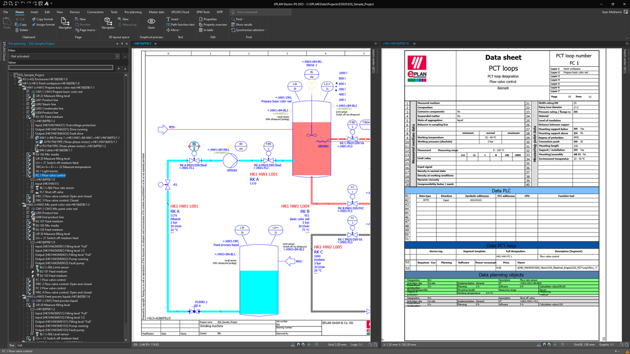 Eplan Preplanning: data sheet